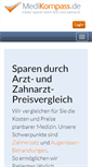 Mobile Screenshot of medikompass.de