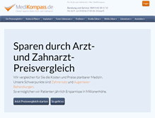 Tablet Screenshot of medikompass.de